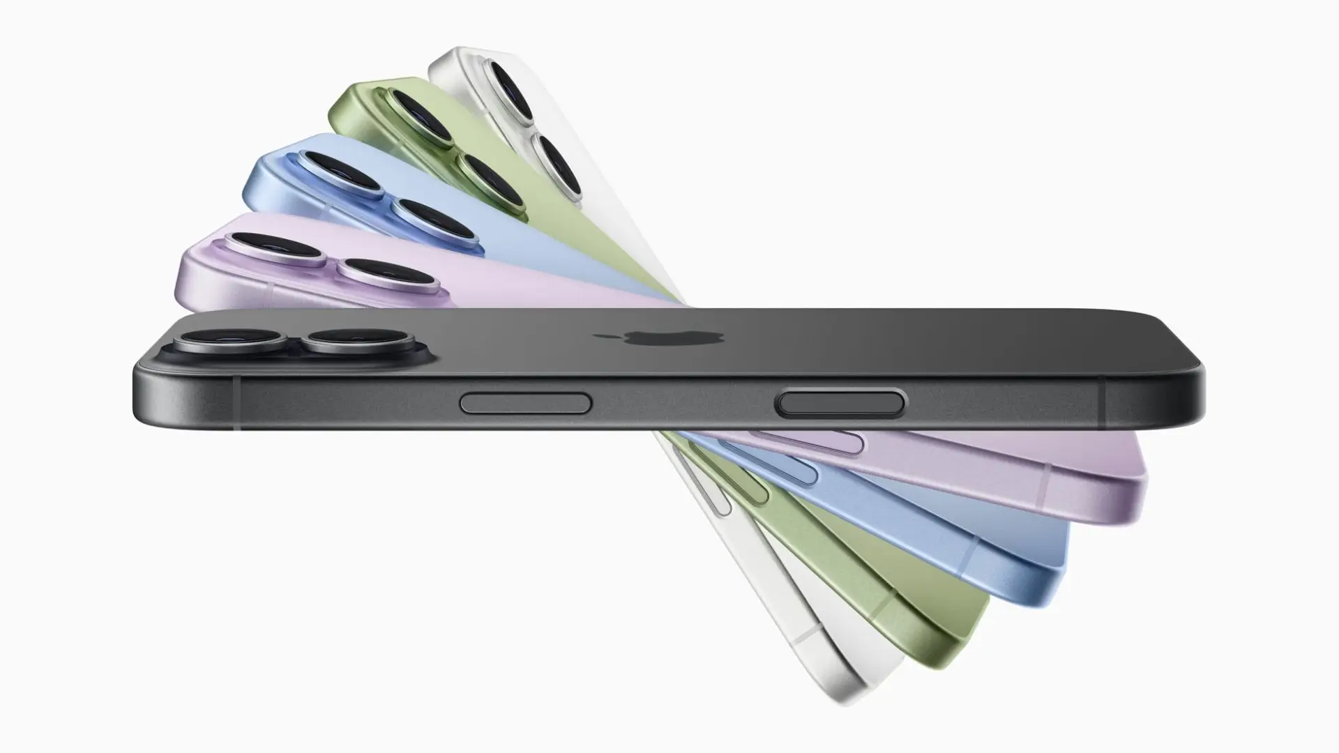 Available in five gorgeous colors — black, lavender, mist blue, sage, and white — iPhone 17 has a beautiful, more durable design.