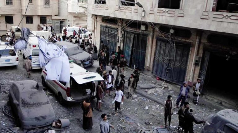 Israel Launches Largest Yemen Airstrike After Houthi Drone Wounds 22