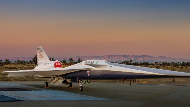 NASA’s X-59 “Quiet” Supersonic Jet Prepares for Historic First Flight