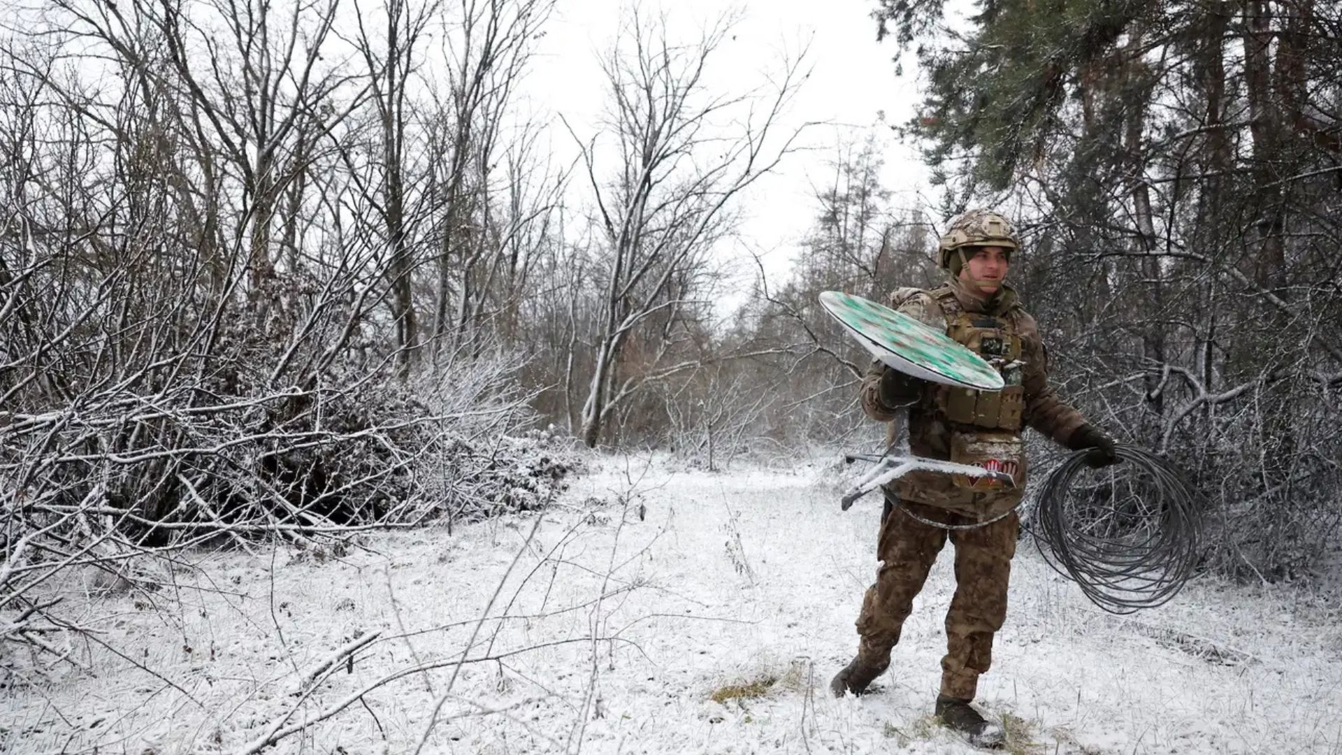 Ukraine's military uses Starlink to gather intelligence and communicate. CLODAGH KILCOYNE/REUTERS